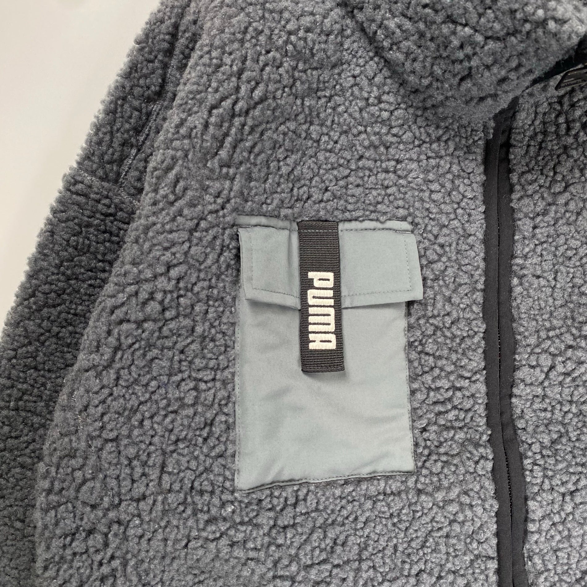 PUMA プーマ / ボアジャケット フリース グレー SIZE:L