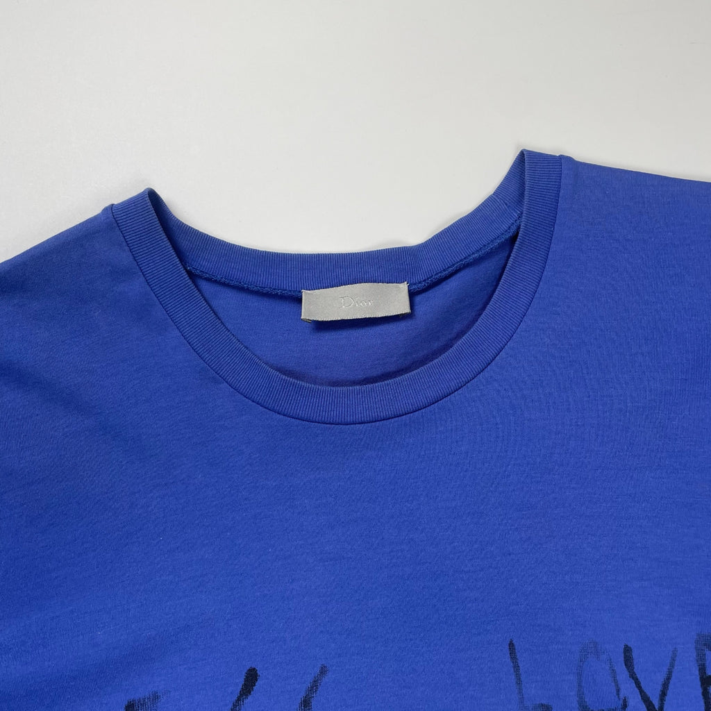 DIOR HOMME ディオール オム / message print tee Tシャツ クリス期 参考定価：50,000程度 SIZE:S