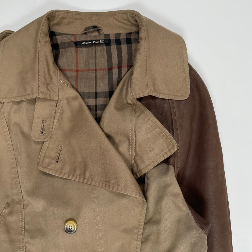 collection PRIVEE? コレクションプリヴェ / Burberry再構築ショートトレンチコート H.P FRANCE取扱い 参考定価：120,000程度 SIZE：M