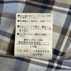 MARGARET HOWELL マーガレットハウエル / ポケット付 半袖チェックシャツ 参考定価：30,000程度 SIZE：S