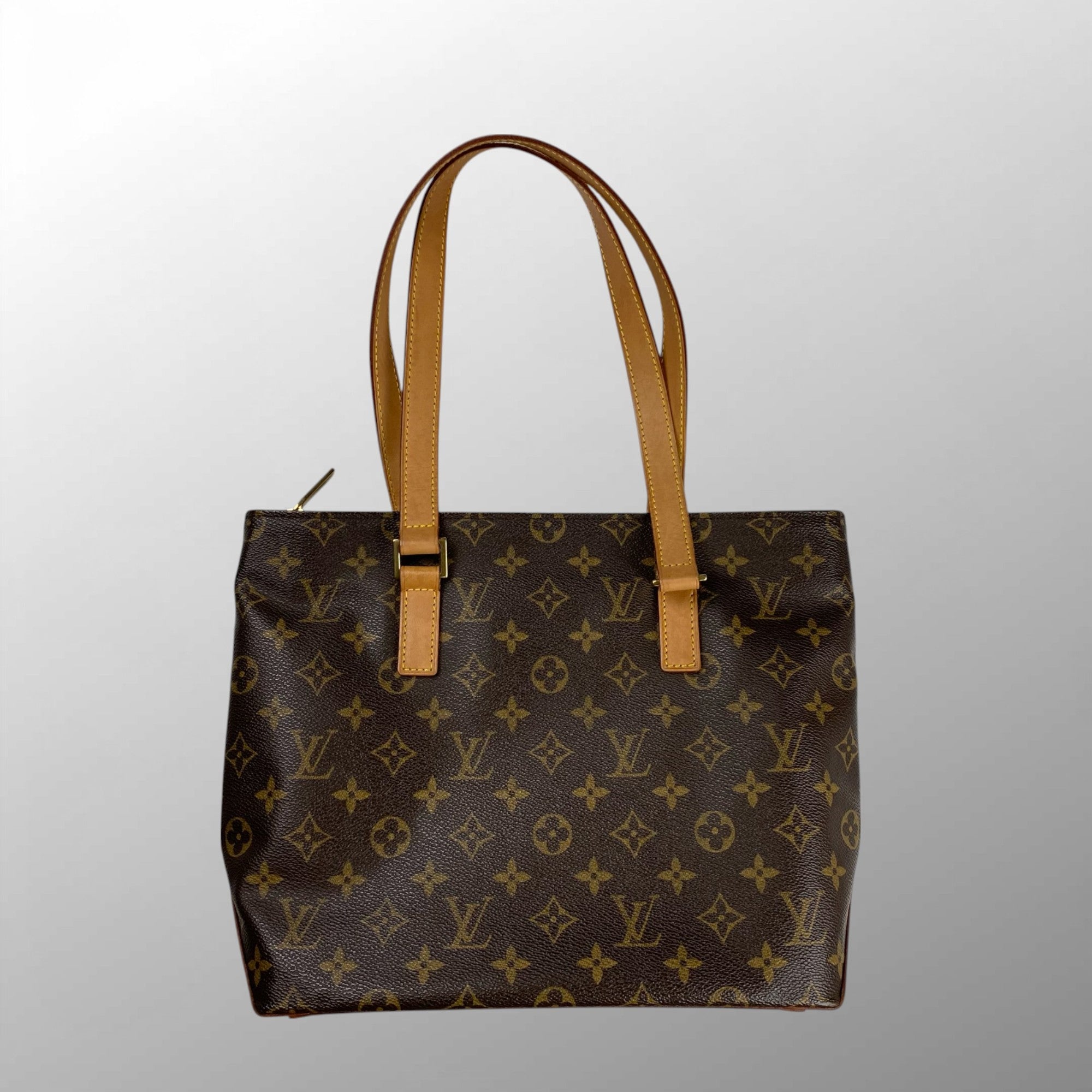 【鑑定済 美品】 LOUIS VUITTON ルイヴィトン / カバピアノ M51148 トートバッグ モノグラムキャンバス ブラウン 茶