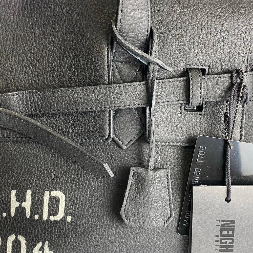 【未使用級】 NEIGHBORHOOD × PORTER / VOYAGER/L-TOTE ボヤージャー レザーバッグ バーキン型