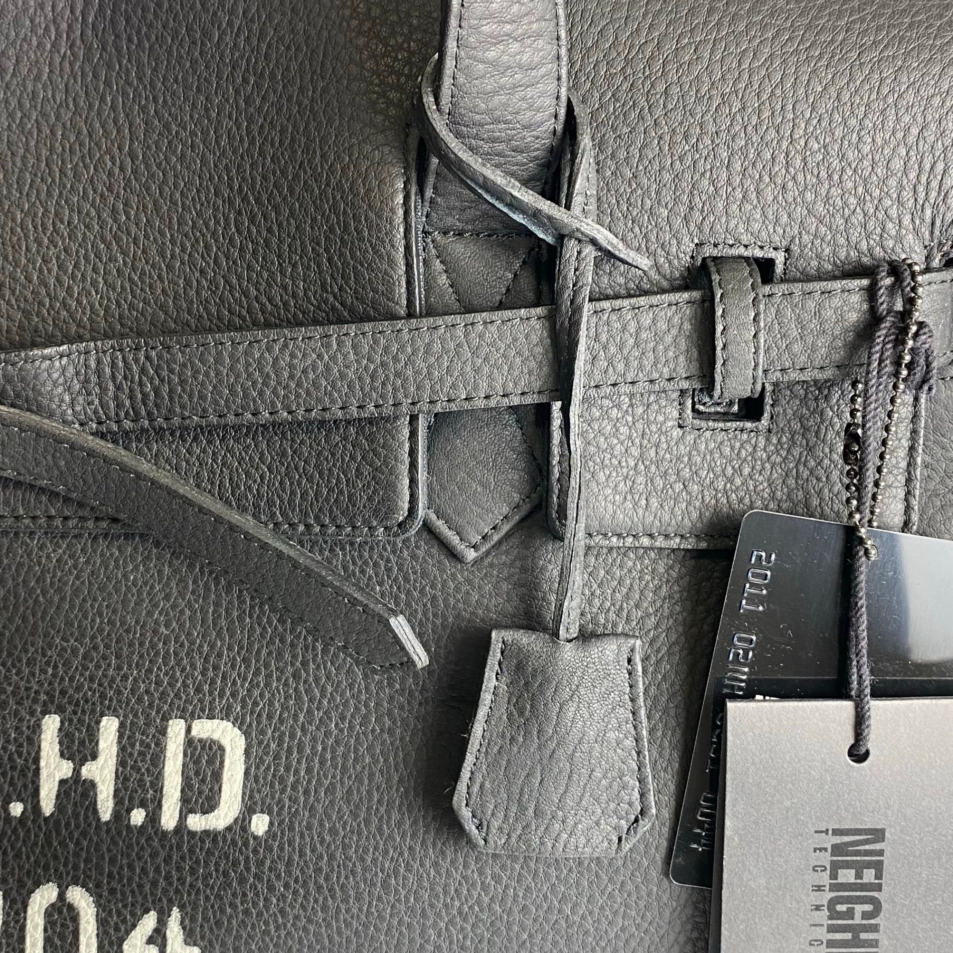 【未使用級】 NEIGHBORHOOD × PORTER / VOYAGER/L-TOTE ボヤージャー レザーバッグ バーキン型