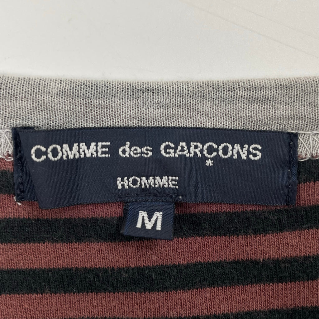 COMME des GARCONS HOMME / 05SSイレギュラーシームデザインTEE AD2004 SIZE:M