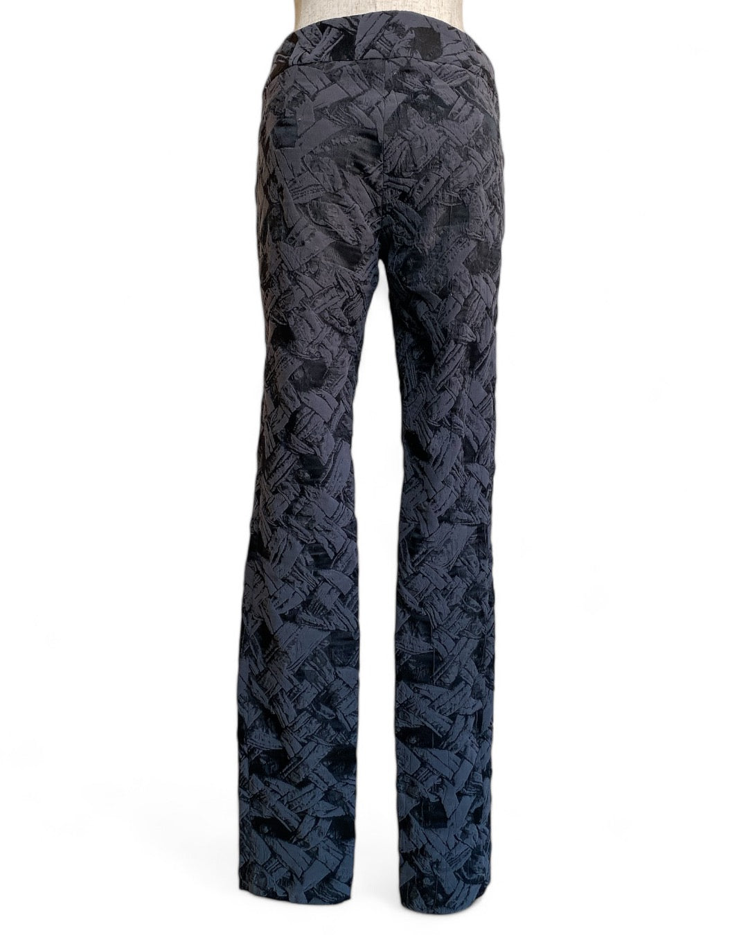 ISSEY MIYAKE イッセイミヤケ ジャガード 織柄 ストレッチ パンツ