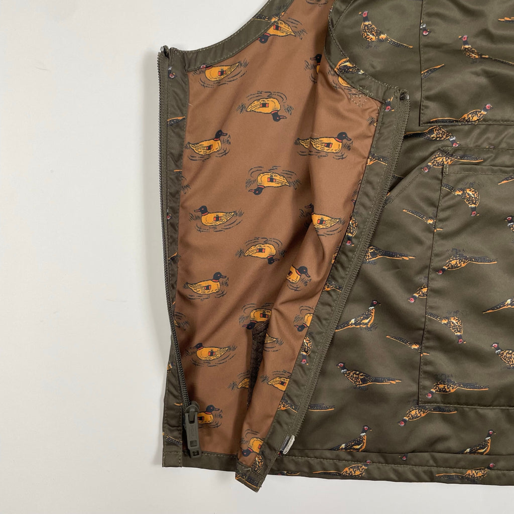 BEAMS PLUS ビームスプラス / Adventure Vest Polyester Animal Print 参考定価：28,000+tax SIZE:M