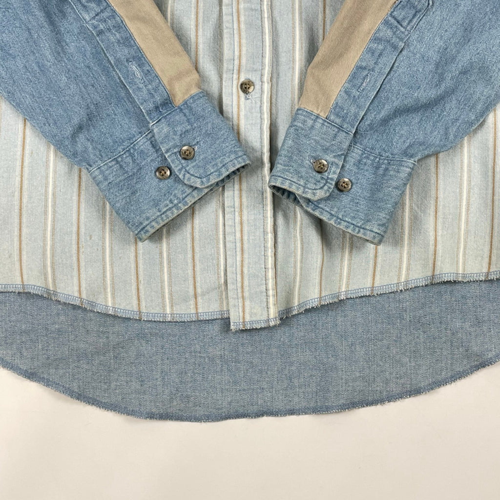 Wrangler / 80s 切替デニムシャツ SIZE:XL程度