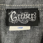 GREASER / グラフィックシャンブレーシャツ 参考定価：16,000程度 SIZE：L