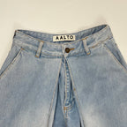 AALTO / タックワイドデニムパンツ 参考定価：55,000程度 SIZE:W68