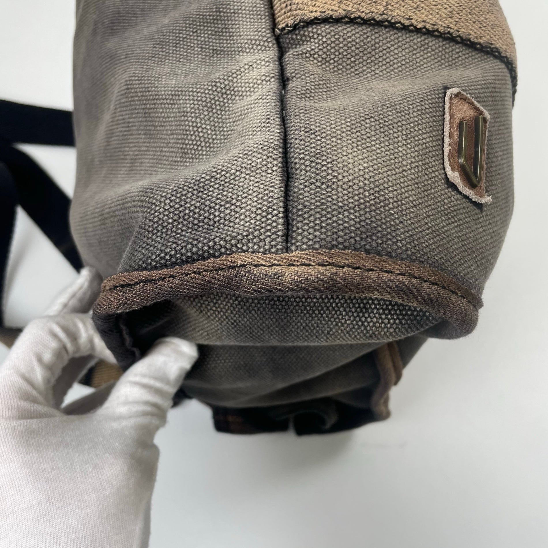 DIESEL / ヴィンテージキャンバスショルダーバッグ ブラック