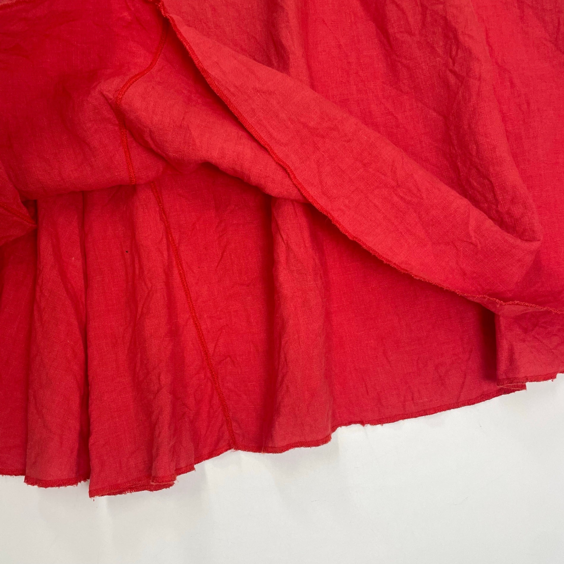 JUDDYCORN ジュディーコーン / サイドラインリネンスカート 日本製 参考定価：32,000程度 SIZE:FREE