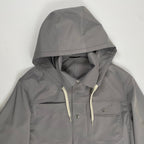 EMPORIO ARMANI エンポリオ アルマーニ / フード付シャツジャケット グレー SIZE:46