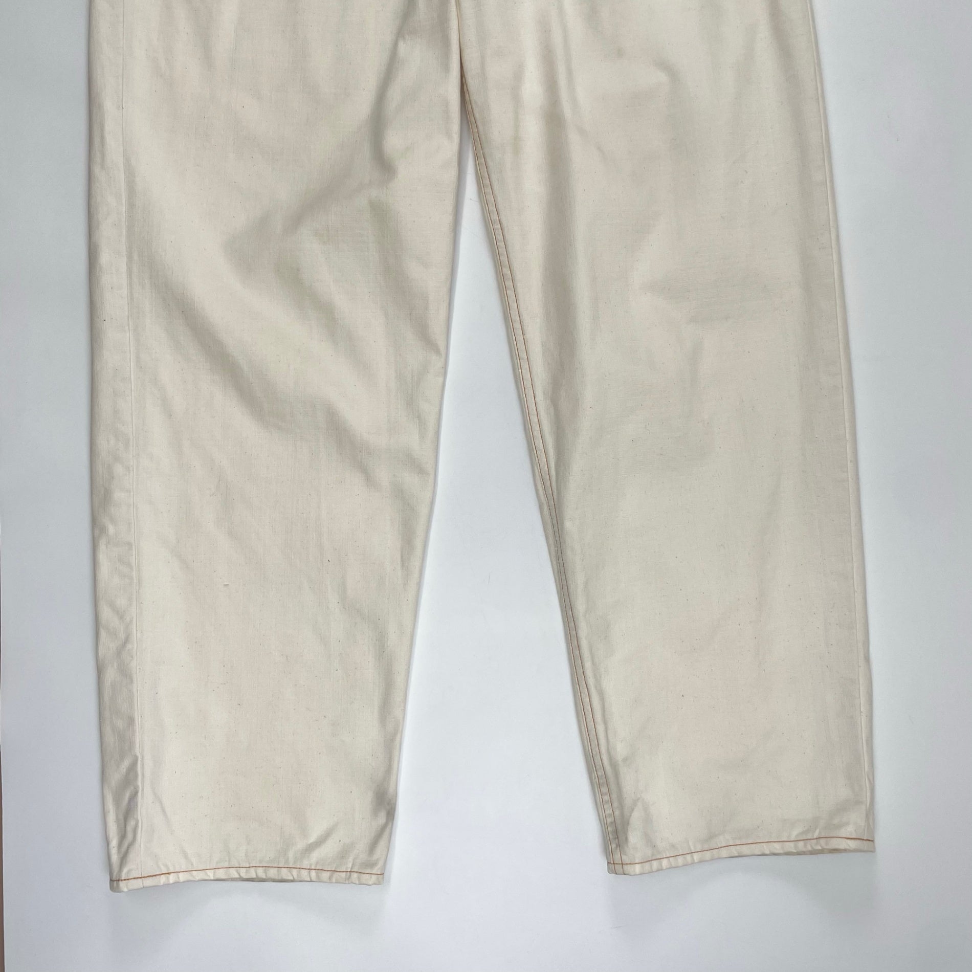 AURALEE / ORGANIC COTTON SLUB DUCK WIDE PANTS 参考定価：24,000+tax SIZE：34