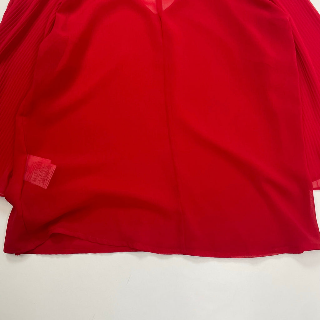 RINASCIMENTO / プリーツスリーブブラウス 未使用品 参考定価：18,000+tax SIZE:S