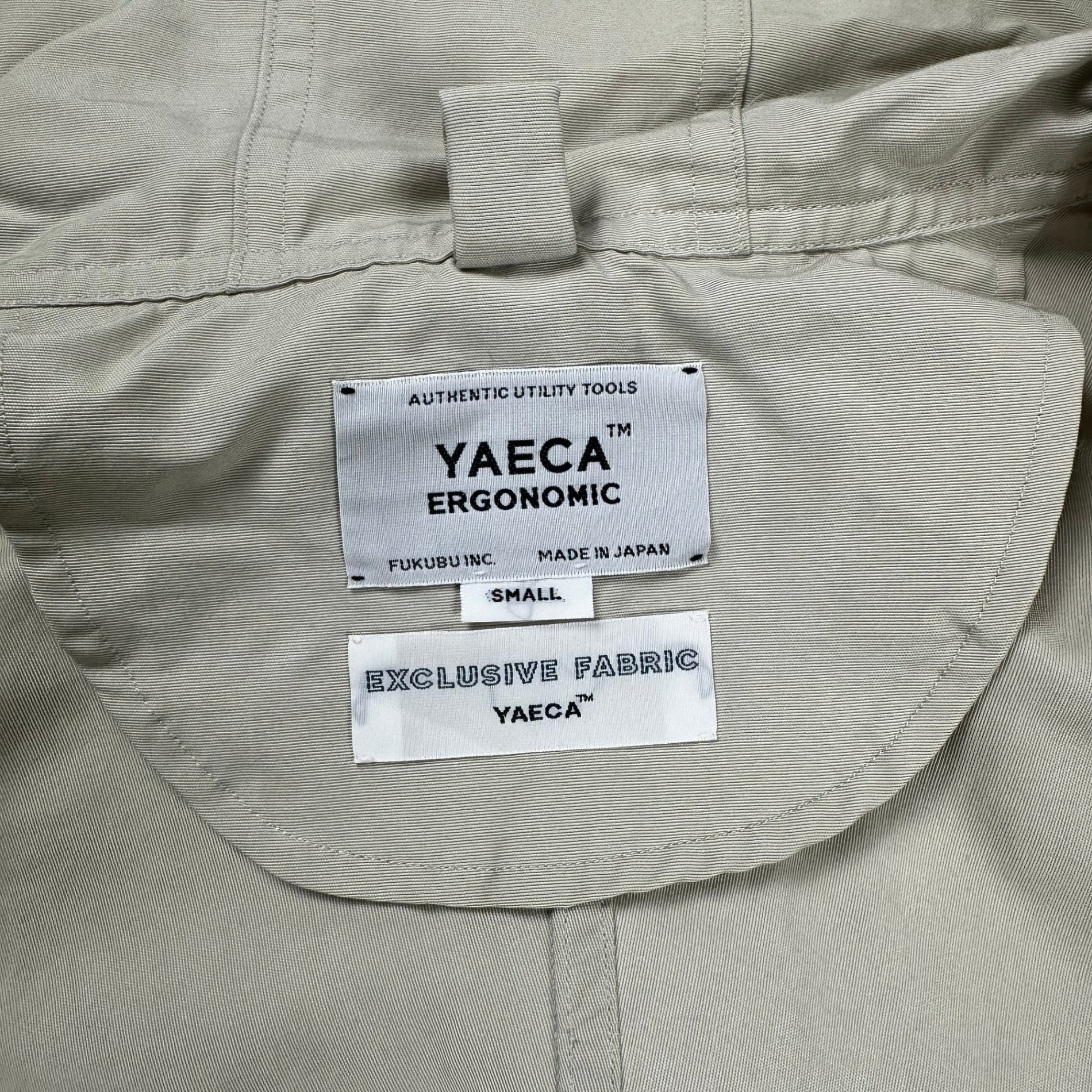 YAECA ヤエカ / 60/40 cloth hood shirts マウンテンパーカー ライトベージュ SIZE：S