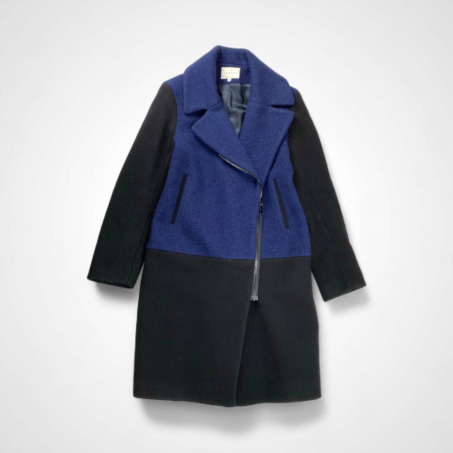 sandro サンドロ / ダブルジップメルトンコート 参考定価：60,000程度 SIZE：38