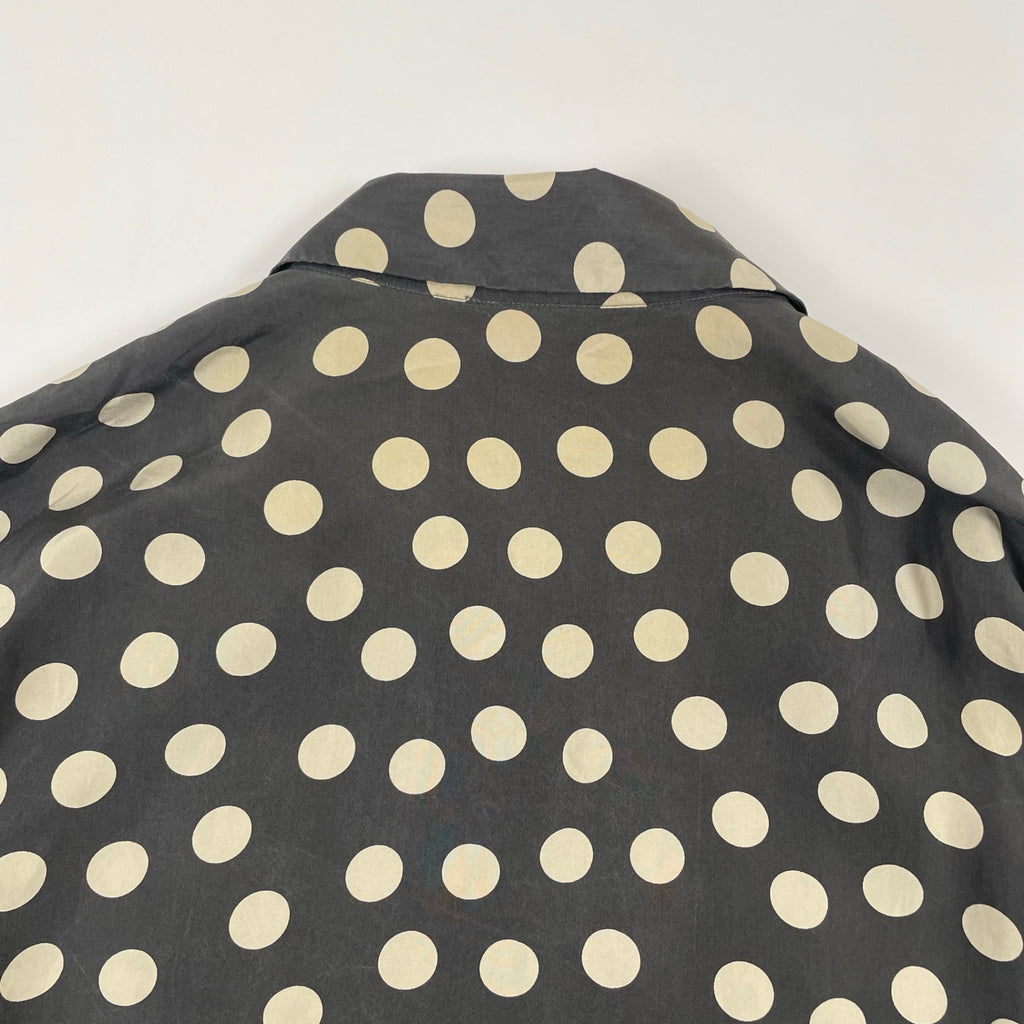 ETIENNE AIGNER / ピュアシルクドットシャツ 参考定価：45,000程度 SIZE:44