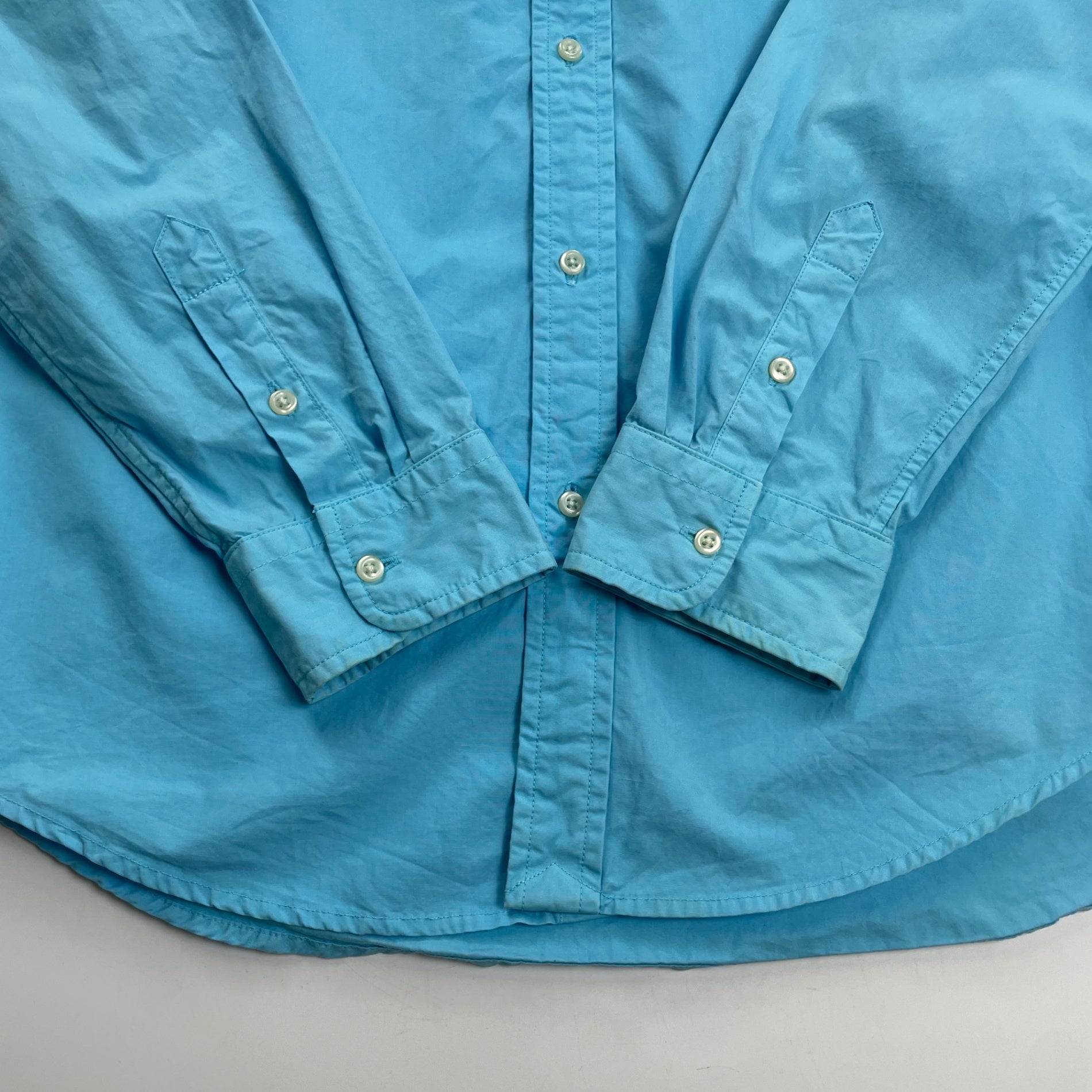 RALPH LAUREN ラルフローレン / ボタンダウンシャツ インド製 ポニー刺繍 SIZE：18-20(メンズM程度)