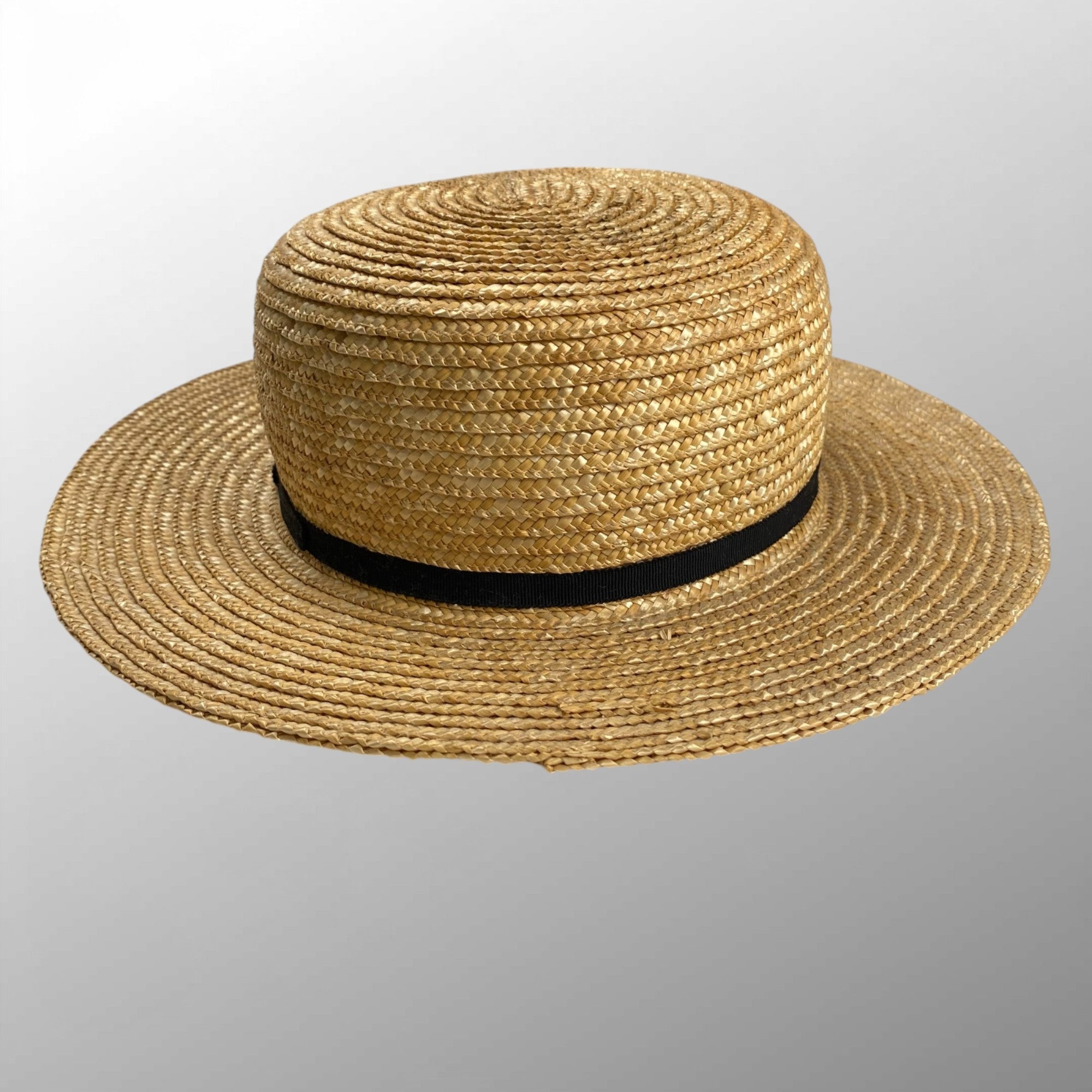 COMESANDGOES / カンカン帽 麦わら帽子 Lサイズ