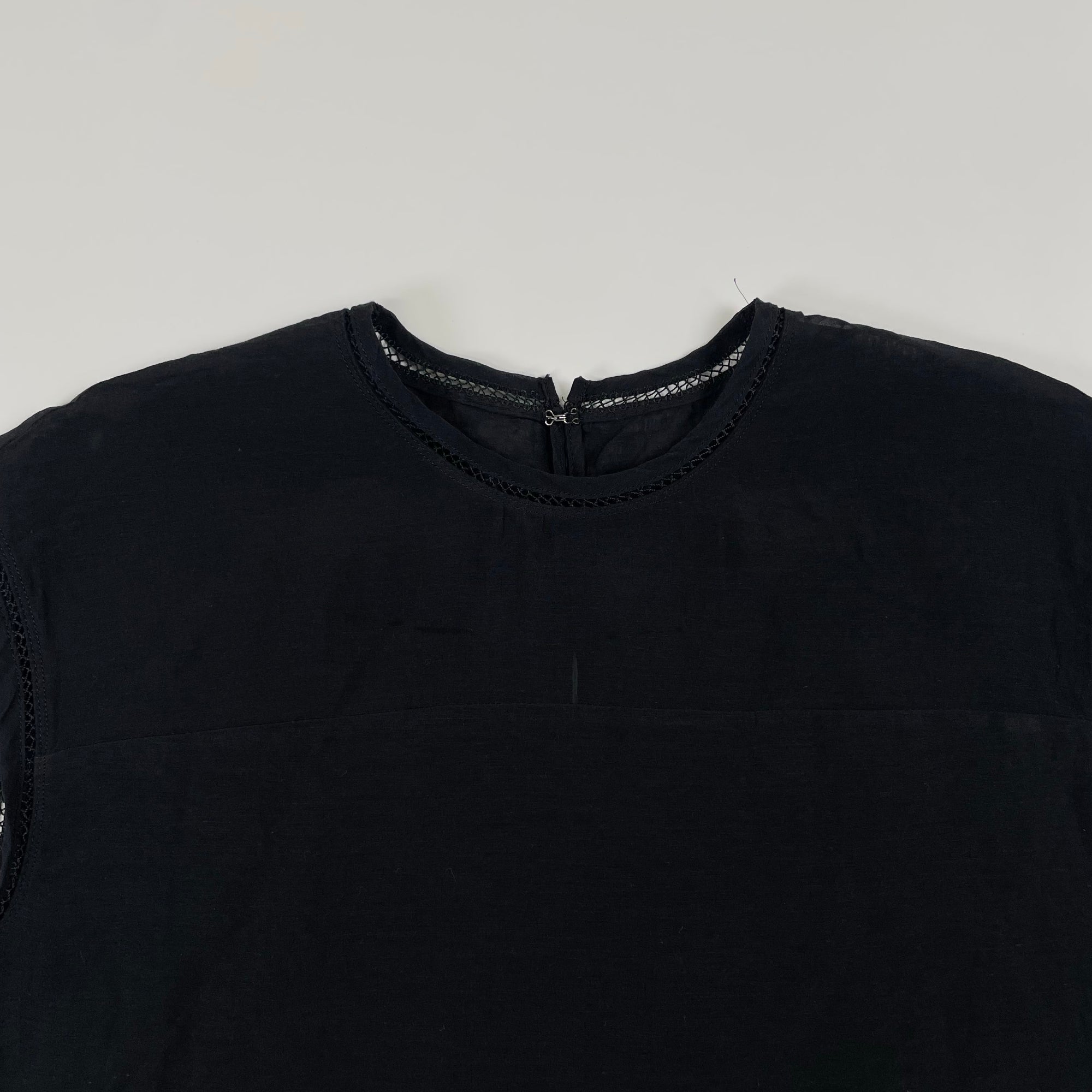 TOMORROWLAND collection トゥモローランド コレクション / コットンシルクオーガンジー ノースリーブブラウス SIZE:36