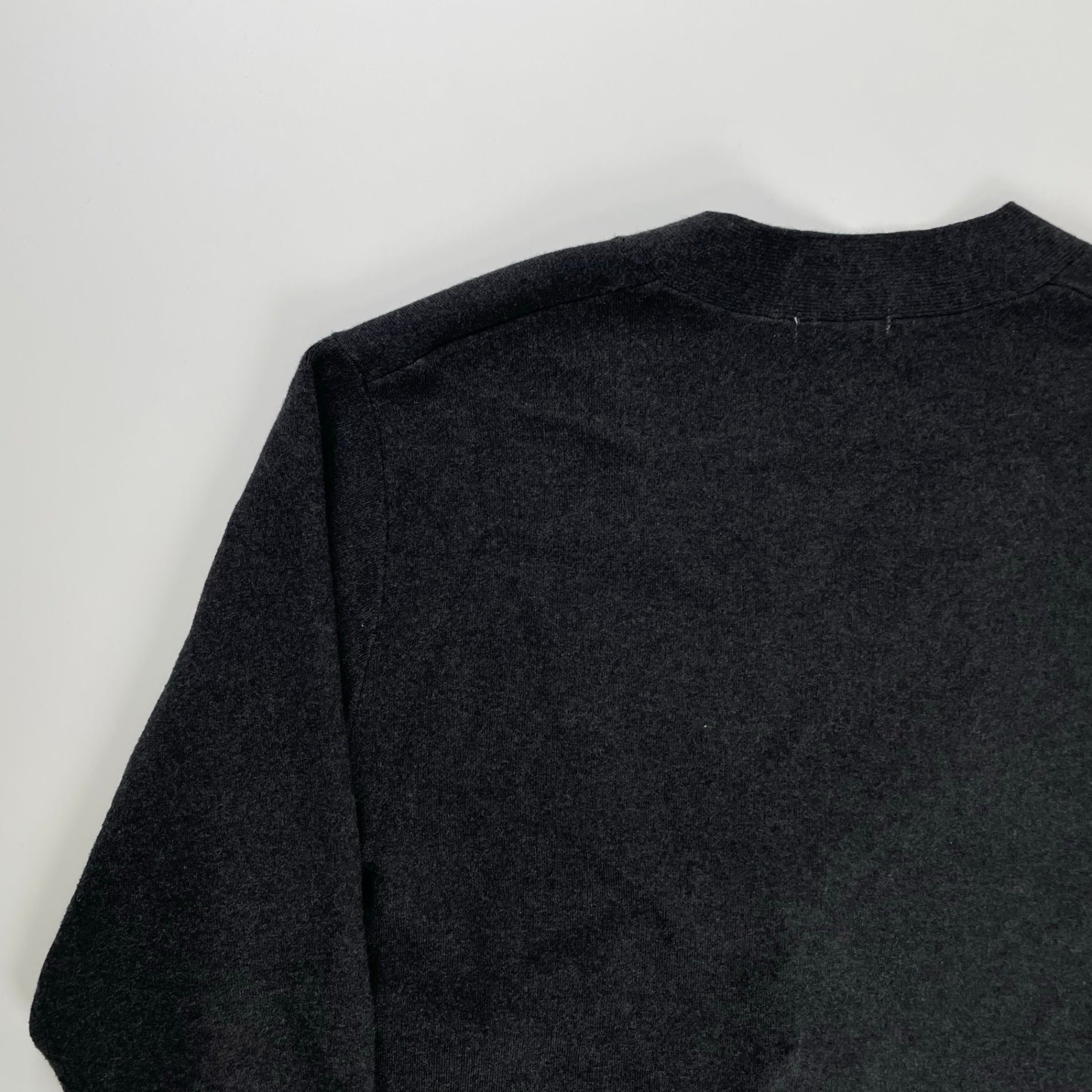 DRESSTERIOR ドレステリア / コットンカシミヤ スムースカーディガン グレー Safari12月号掲載 参考定価：17,000+tax SIZE:S