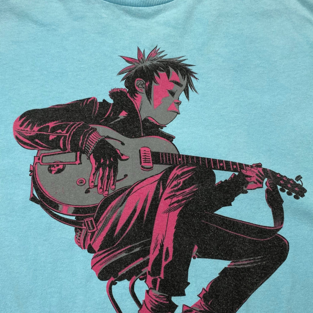 00s GORILLAZ ゴリラズ / バンド T ロックT ブラー デーモンアルバーン ジェイミーヒューレット SIZE：M-L程度