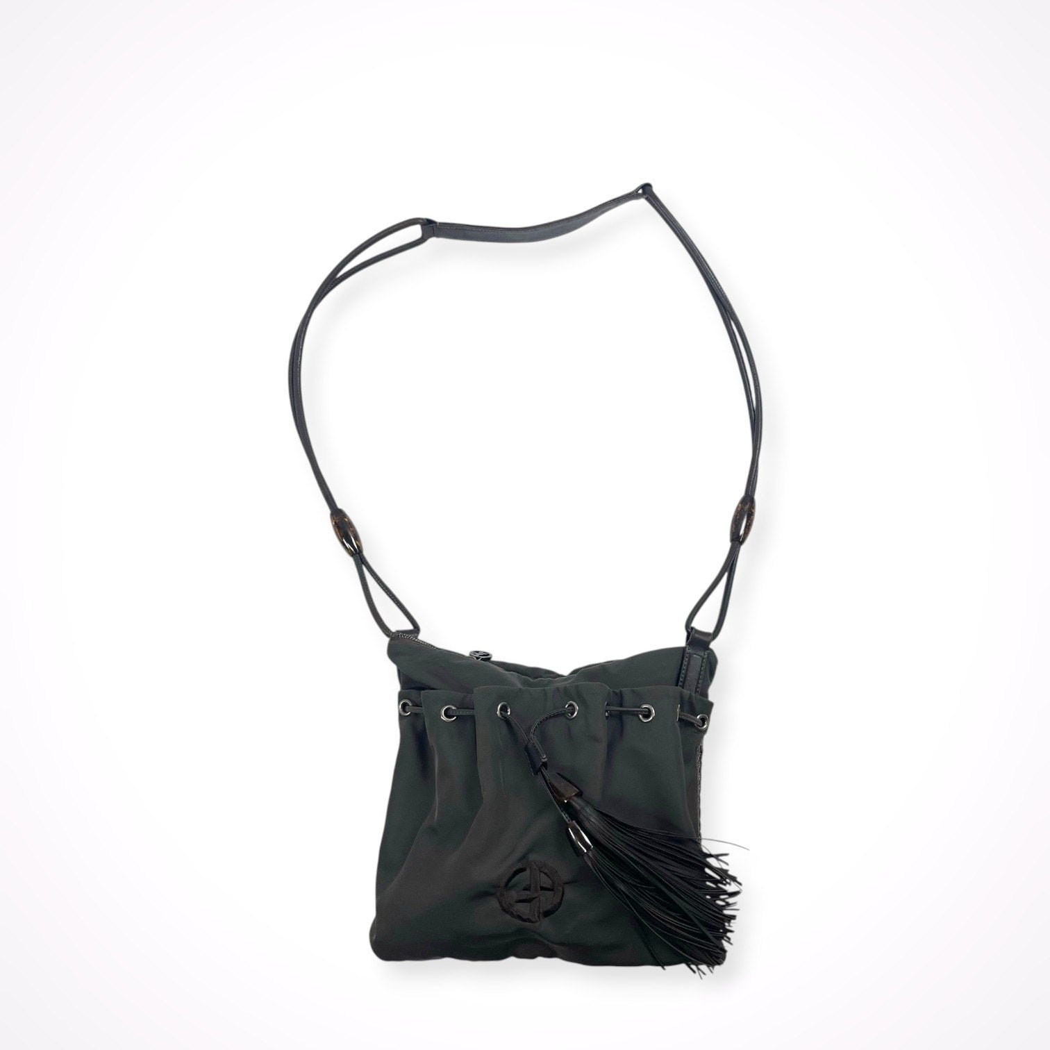 GIORGIO ARMANI / フリンジショルダーバッグ 参考定価：200,000程度