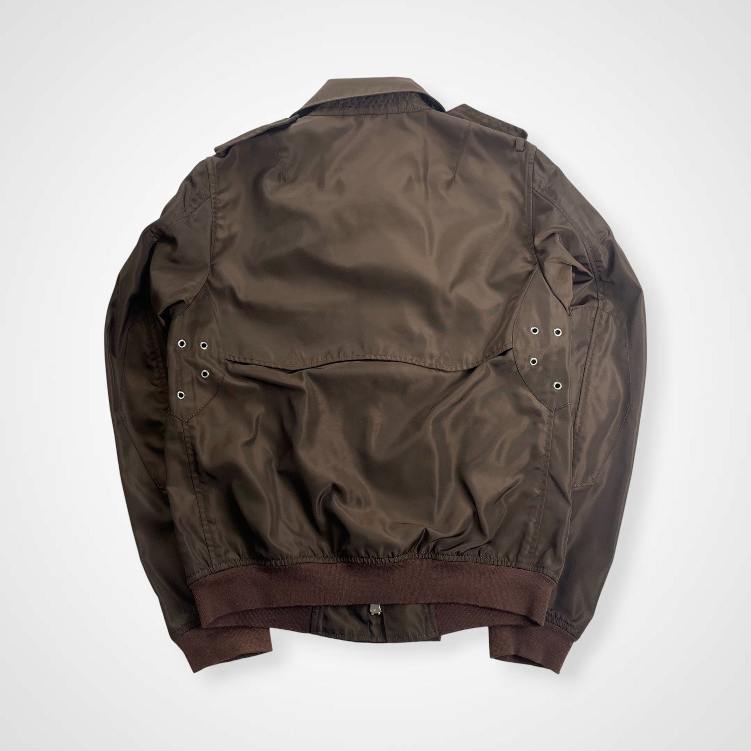 Old BEAMS International Gallery BEAMS オールドビームス インターナショナルギャラリー ビームス / ショートトレンチブルゾン ブラウン 参考定価：60,000程度 SIZE：48