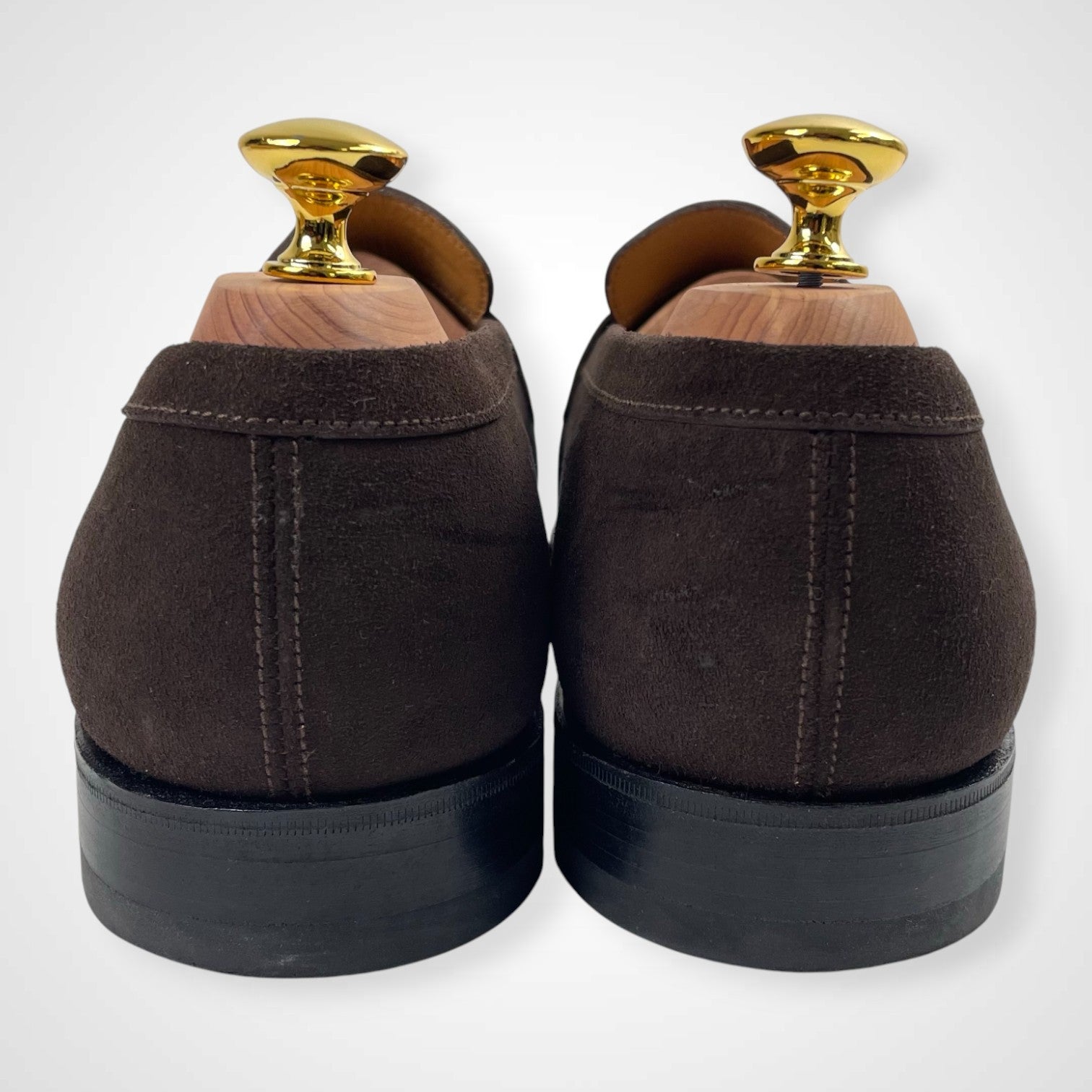 J.M.WESTON ジェイエムウエストン / 180シグネチャースウェードローファー OAK ROOMシューツリー付 極美品 参考定価：142,000+tax SIZE：7/D(27cm程度)