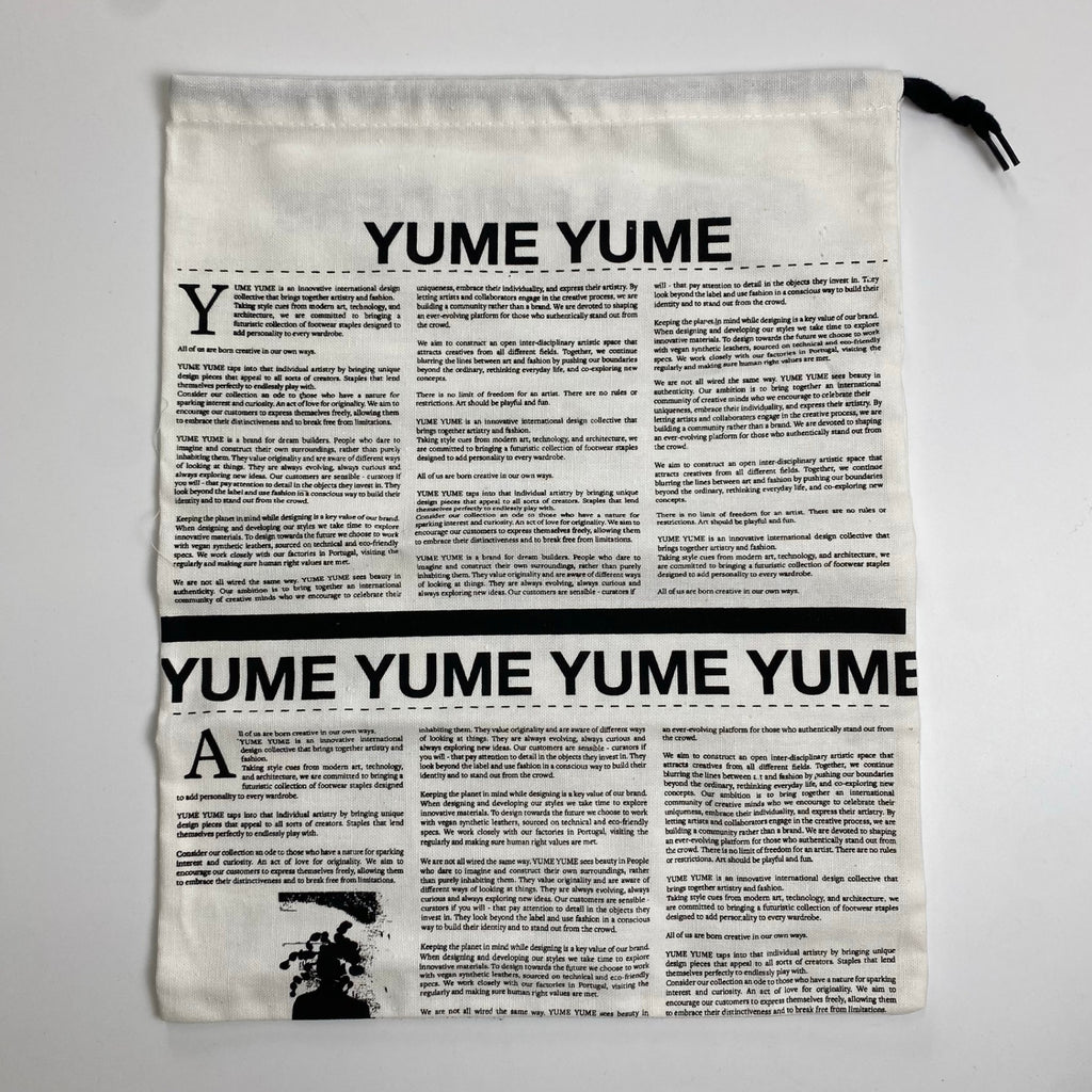 【箱・布袋付】 YUME YUME ユメユメ / TYRE SLIDE パイプサンダル ブラック 参考定価：21,000+tax SIZE:EU37(22.5-23cm程度)