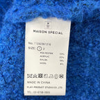 MAISON SPECIAL メゾンスペシャル / Prime-Over Shaggy Crew Neck Knit Pullover 参考定価：16,300+tax SIZE:1