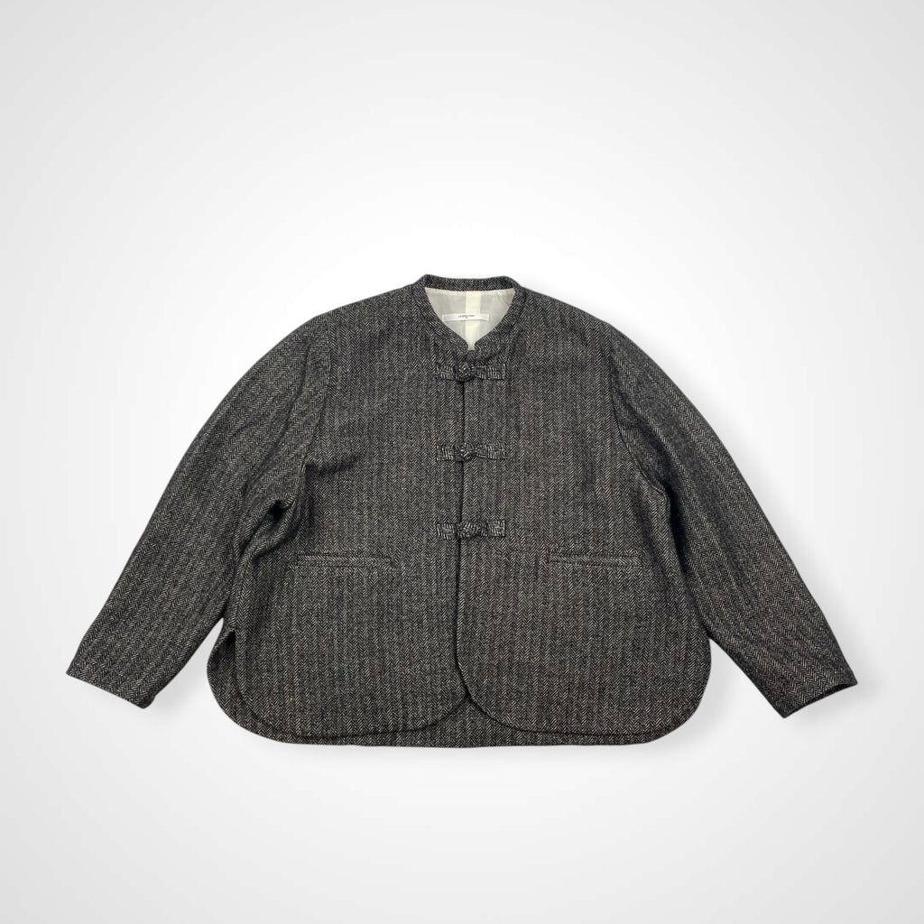 LABORATORY (Gauze#) ラボレイトリー / ウールリネンヘリンボーンアーバンチャイナジャケット 参考定価：31,500+tax SIZE:FREE