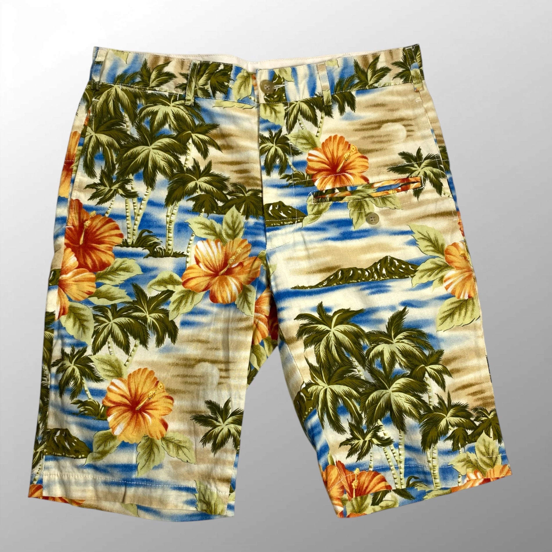engineered garments エンジニアドガーメンツ / 総柄 ハーフパンツ トロピカル SIZE:W32