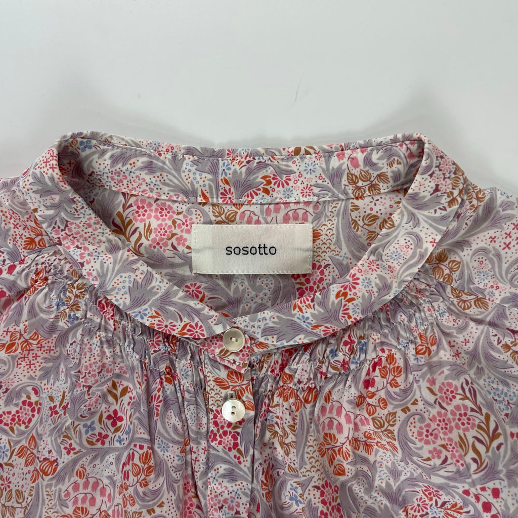 sosotto ソソット / リバティプリントシャツ 参考定価：17,000程度