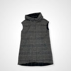 puntododici プントドーディチ / フーデッドロングベスト イタリア製 参考定価：50,000程度 SIZE:44