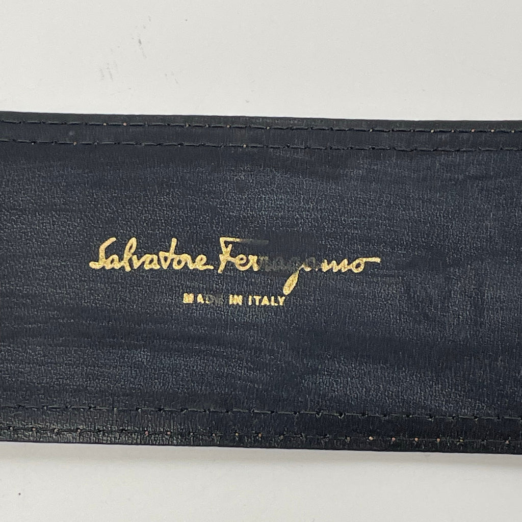 Salvatore Ferragamo / ヴィンテージワイドベルト SIZE:75.5-80.5cm