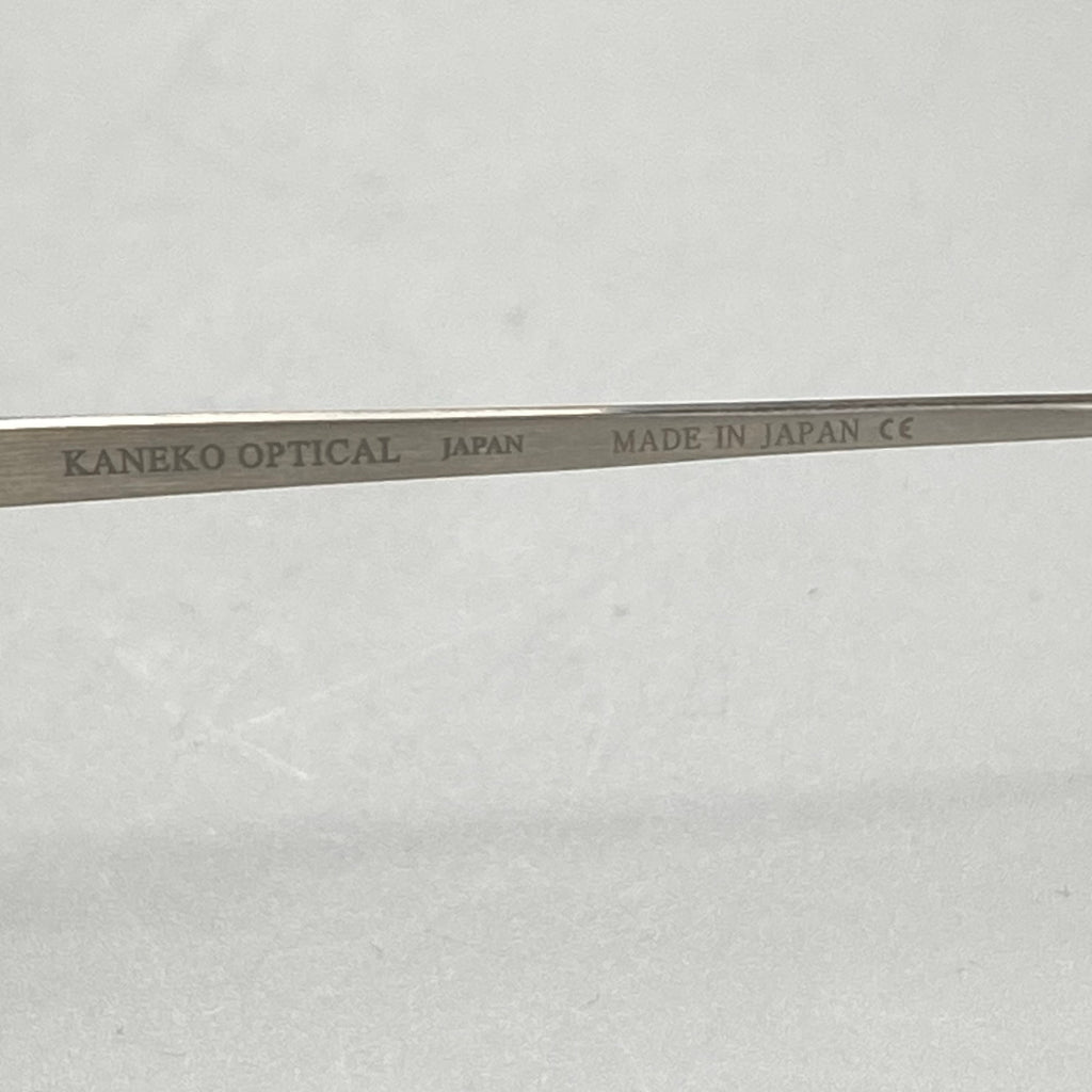 金子眼鏡 ジャパンシリーズ / クリアボストン サングラス 度なしライトブルーレンズ 参考定価：46,000+tax SIZE:47□23-145