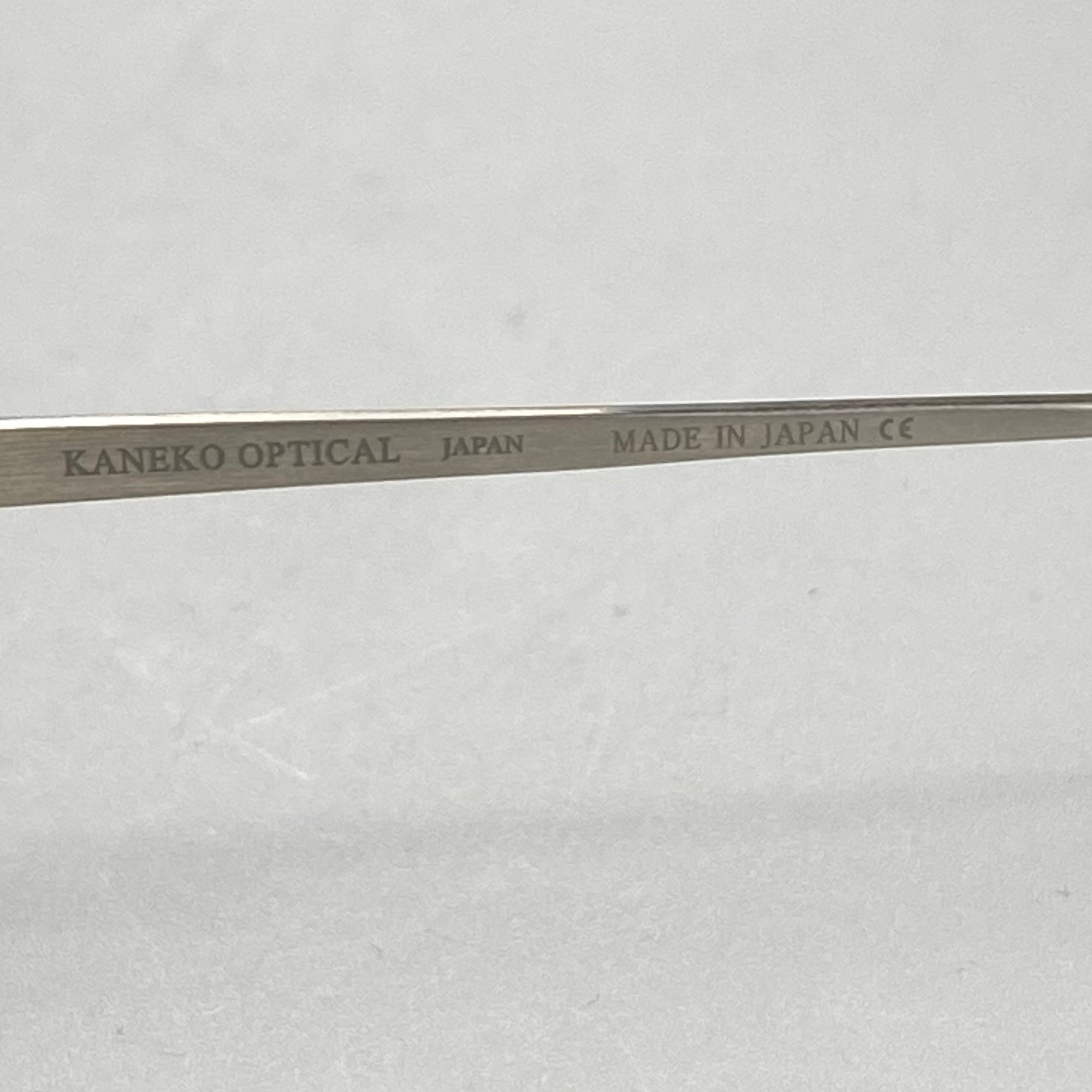 金子眼鏡 ジャパンシリーズ / クリアボストン サングラス 度なしライトブルーレンズ 参考定価：46,000+tax SIZE:47□23-145