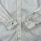 R95TH / マチ付リネンシャツ 参考定価：17,000程度 SIZE:S