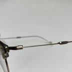 【美品】 ISSEY MIYAKE × 金子眼鏡 / BROW BOSTON Ⅷ ボストン型 クリアアイブロウ 度なしクリアレンズ 参考定価：60,000+tax