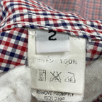 THOM BROWNE × 10 CORSO COMO COMME des GARCONS / コラボ チェック柄ボタンダウンシャツ SIZE:2