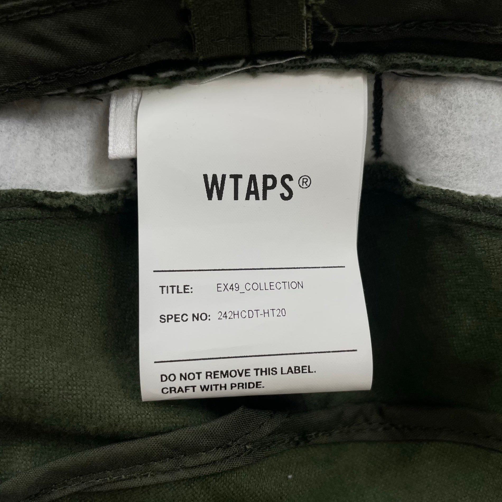 WTAPS ダブルタップス / Jungle / Hat / Cotton Twill カーキ 極美品 24FW