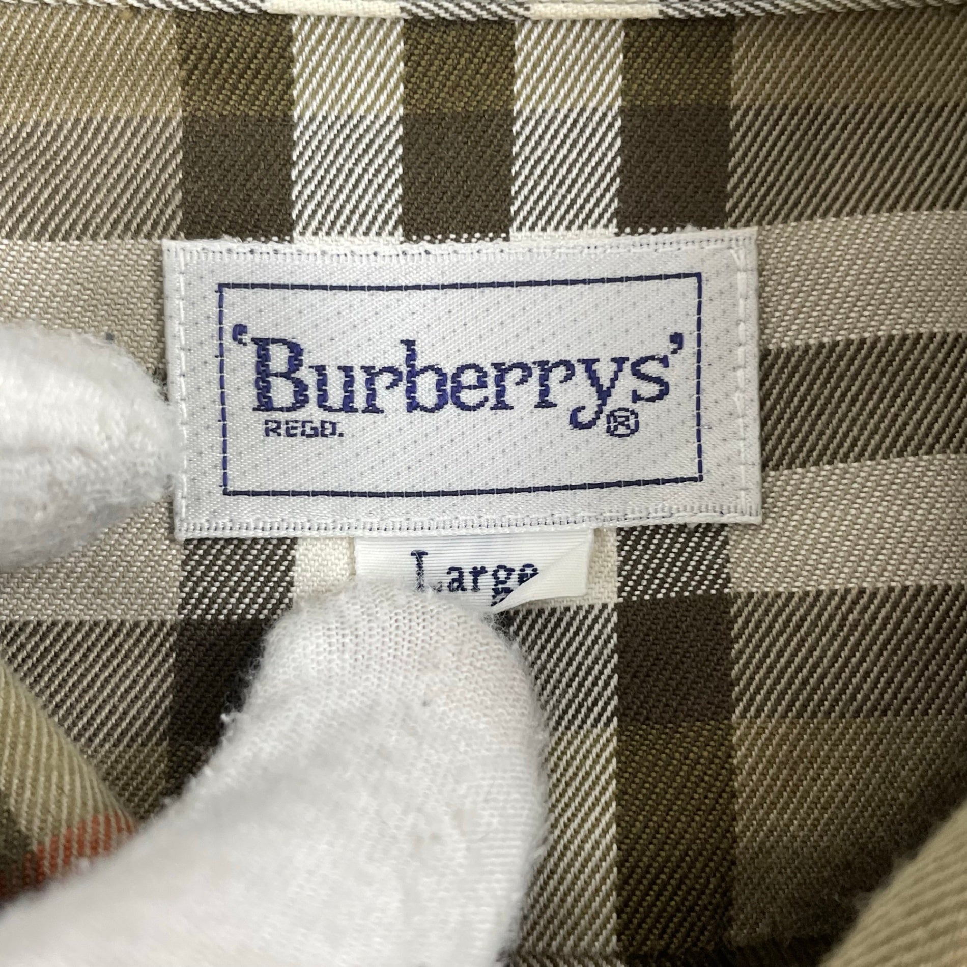 Burberry's / シャドーホースチェックシャツ SIZE:L
