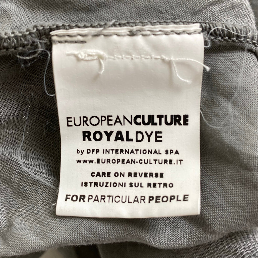 EUROPEAN CULTURE ヨーロピアン カルチャー / コットンオールインワン 未使用 参考定価：30,000程度 SIZE:S