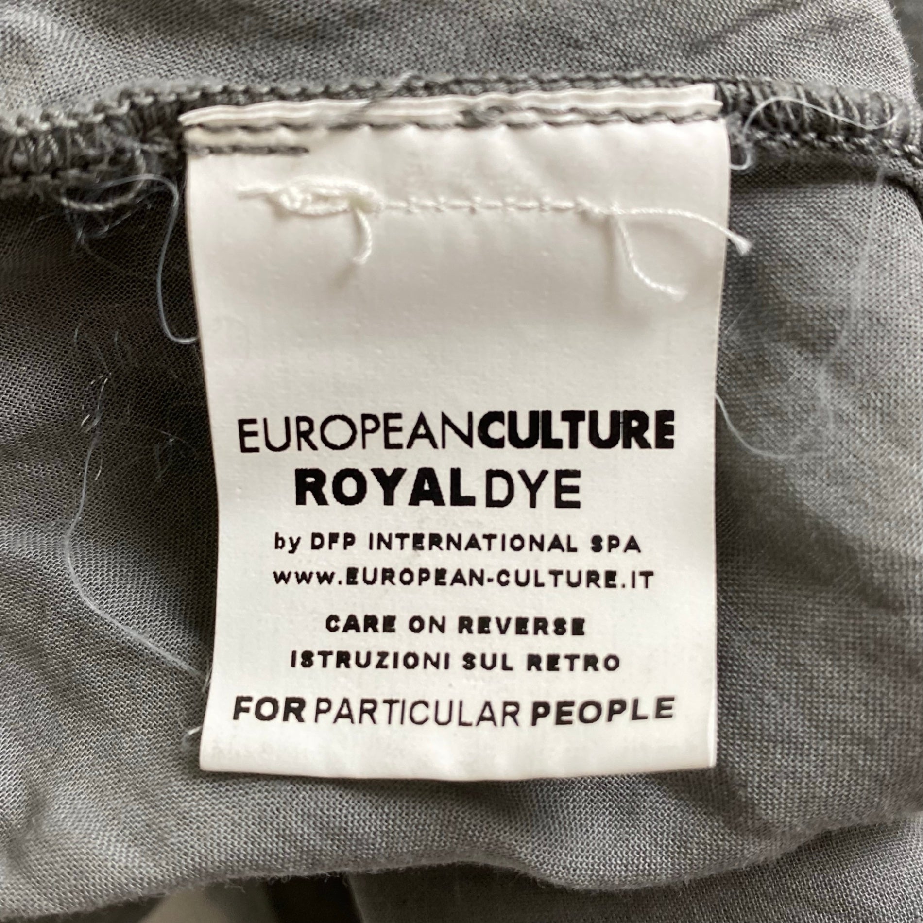 EUROPEAN CULTURE ヨーロピアン カルチャー / コットンオールインワン 未使用 参考定価：30,000程度 SIZE:S