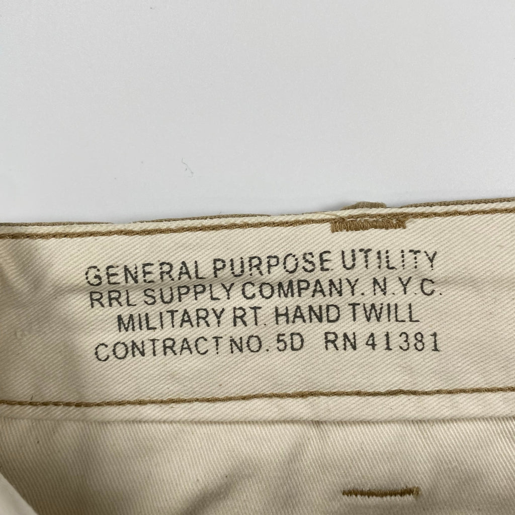 RRL ダブルアールエル / オフィサーズチノショーツ ハーフパンツ  参考定価：30,000程度 SIZE：W28