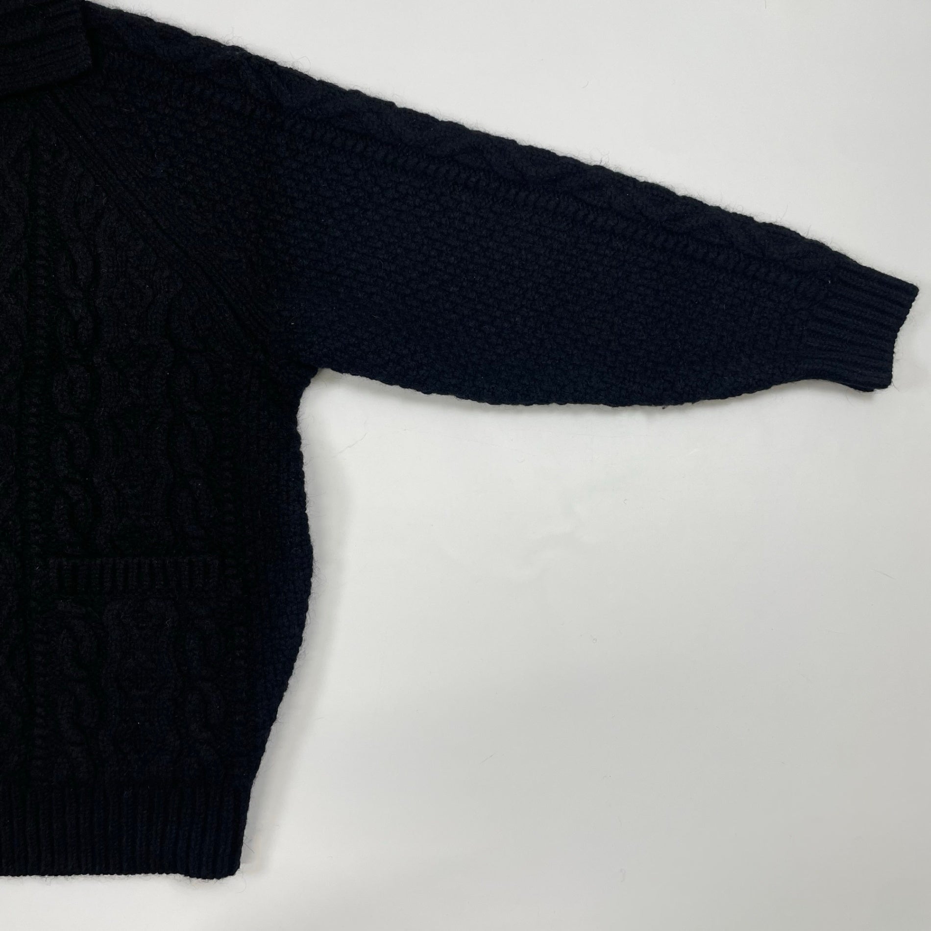 FREAK'S STORE フリークスストア / ケーブルニットジャケット ウッドボタン  SIZE:S