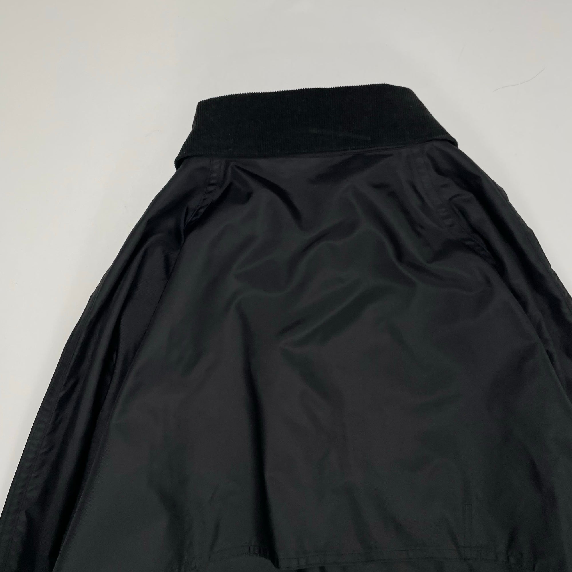 YLEVE / CYCLE NYLON WATER REPELLENT CLOTH COAT コーデュロイ襟ナイロンコート SIZE:5