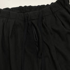 ANCELLM アンセルム / TUCK SWEAT PANTS スウェットパンツ 25AW ブラック SIZE：1