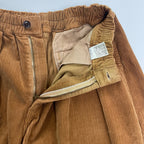 HARVESTY ハーベスティ / コーデュロイサーカスパンツ ブラウン 参考定価：17,800+tax SIZE:2